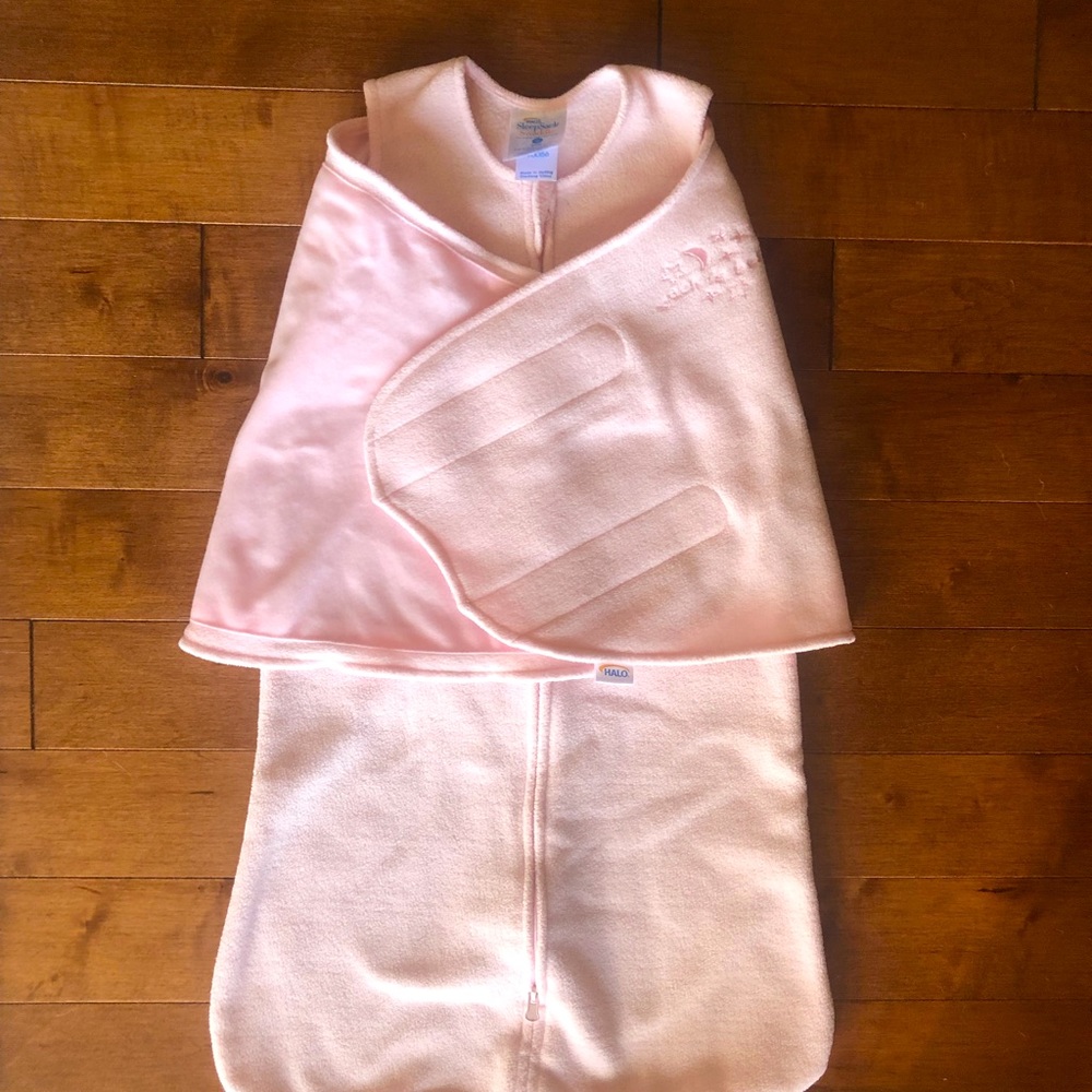 Fleece Halo swaddle